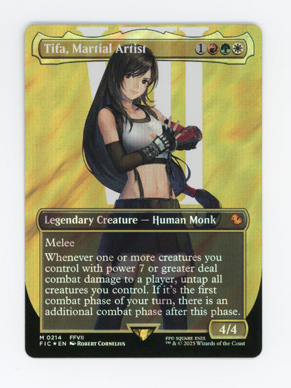 Tifa, Martial Artist — Borderless|Character|Surge Foil — ID 19884