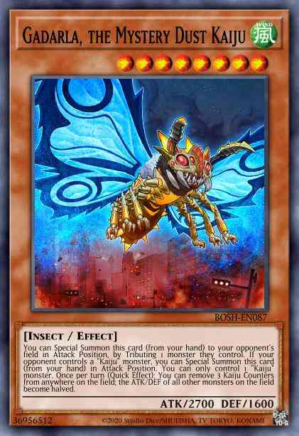 Gadarla, the Mystery Dust Kaiju - MP16-EN234 - Rare - 1st Edition