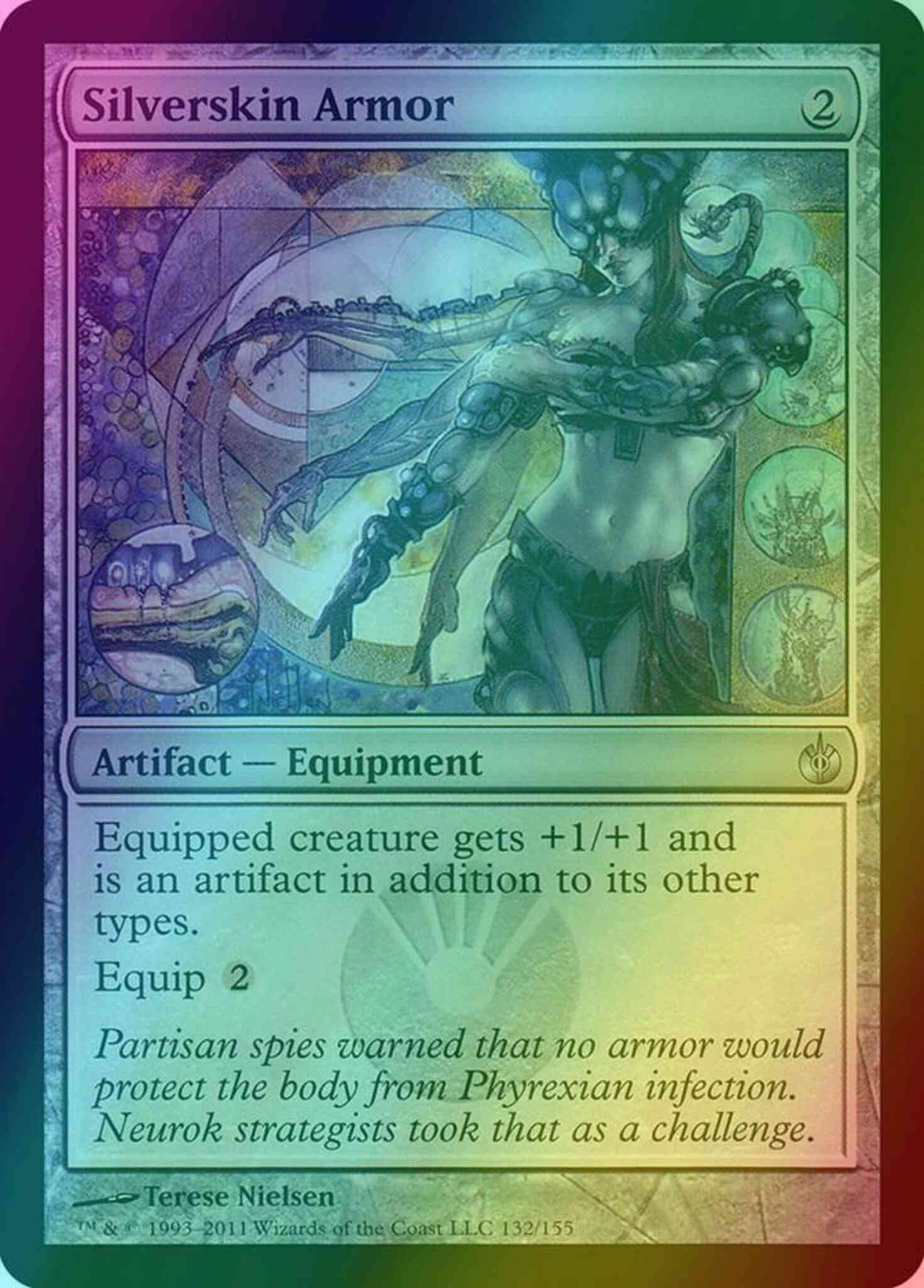 Silverskin Armor [132] [Mirrodin Besieged] [Foil]