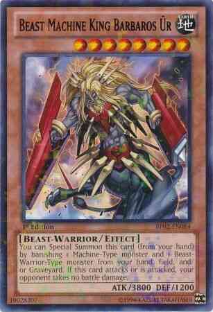 Beast Machine King Barbaros Ür - BP02-EN084 - Mosaic Rare - 1st Edition