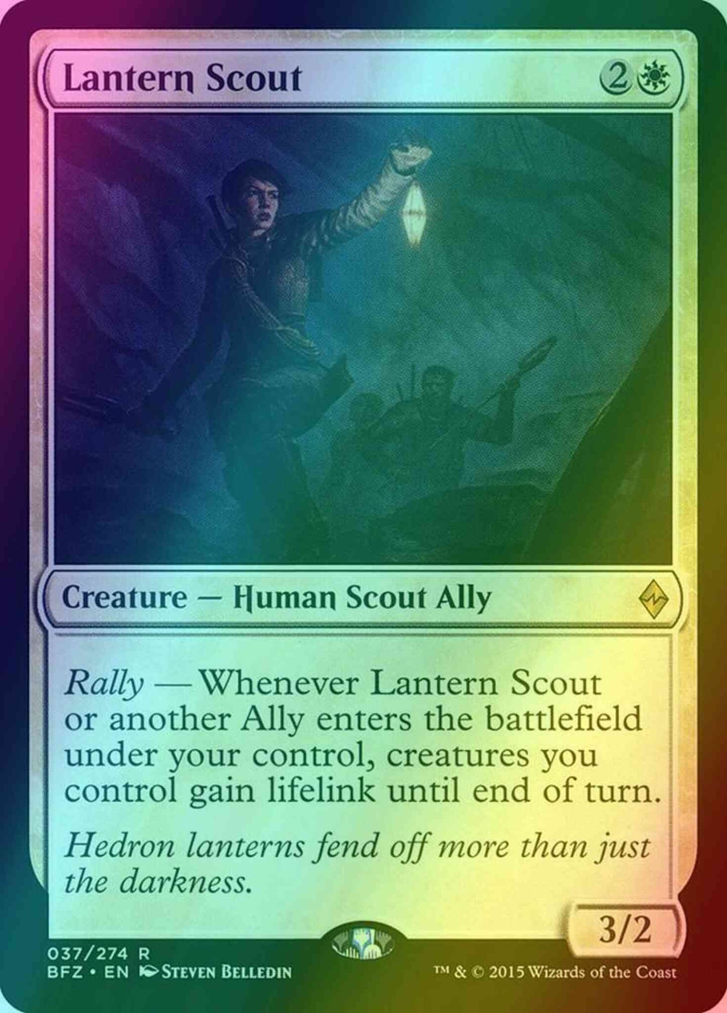 Lantern Scout [37] [Battle for Zendikar] [Foil]