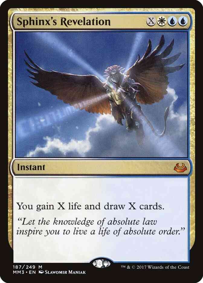 Sphinx's Revelation [187] [Modern Masters 2017] [Non-Foil]