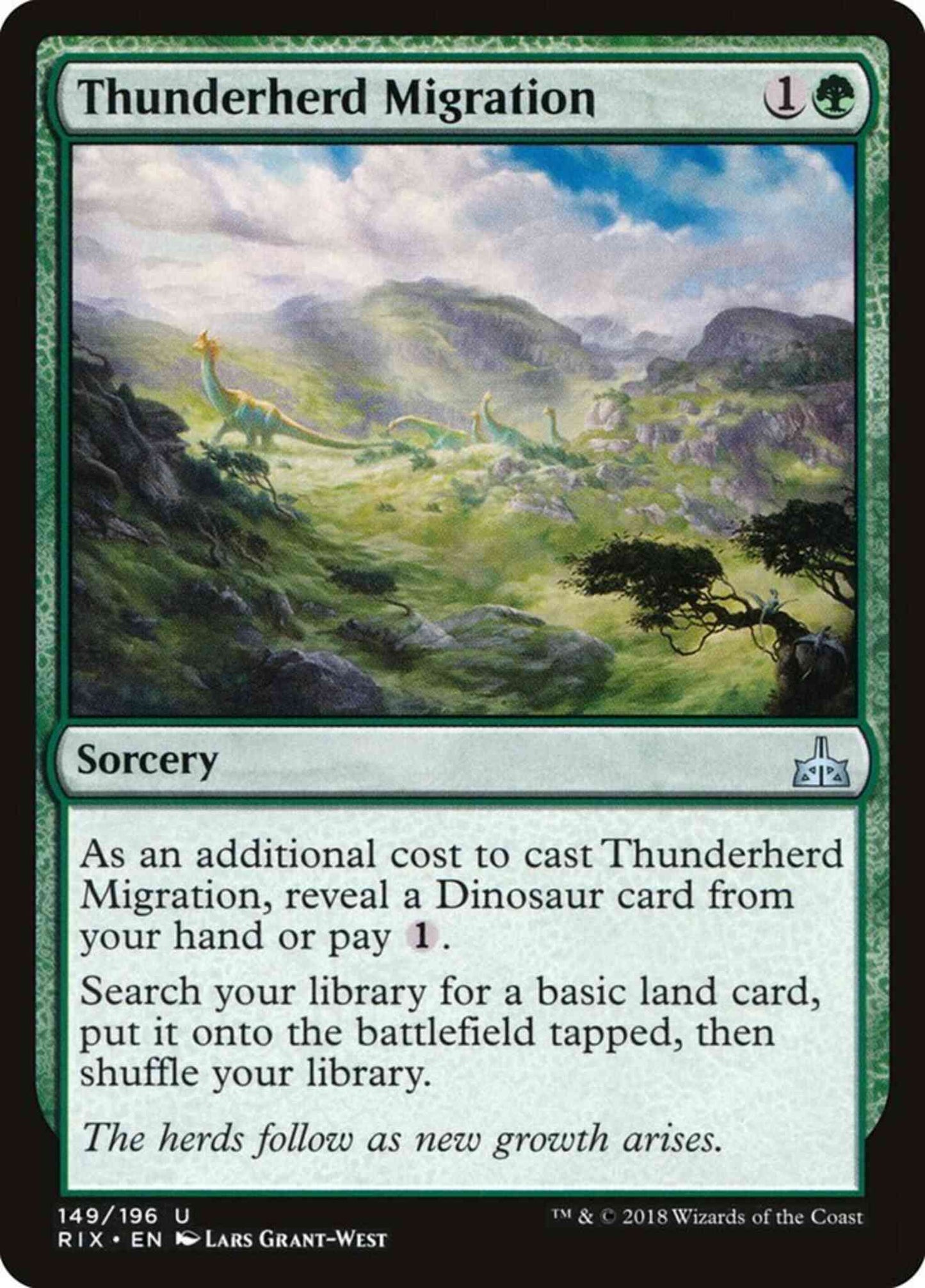 Thunderherd Migration [149] [Rivals of Ixalan] [Non-Foil]