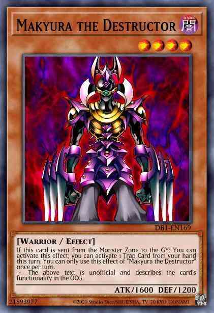 Makyura the Destructor - DB1-EN169 - Super Rare - Unlimited
