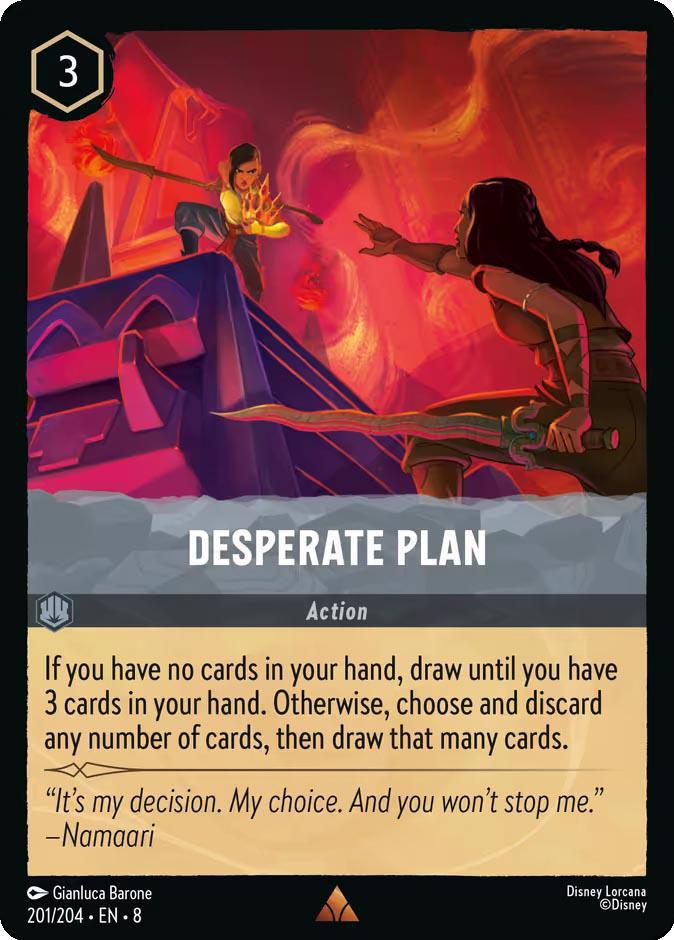 Desperate Plan - 201/204 [Reign of Jafar] [Non-Foil]