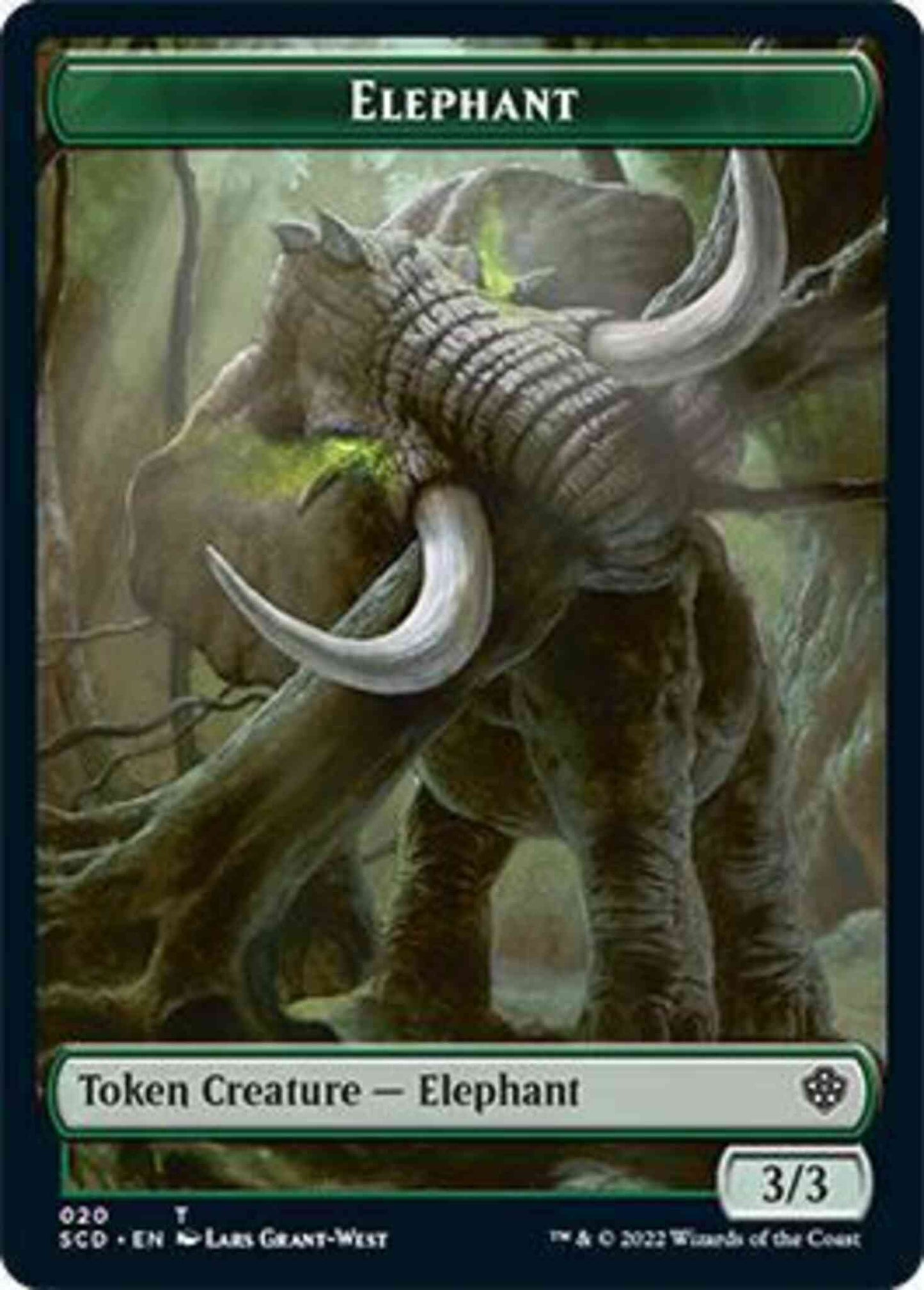 Elephant Token (20) // Thopter Token (24) [Starter Commander Decks: Tokens] [Non-Foil]