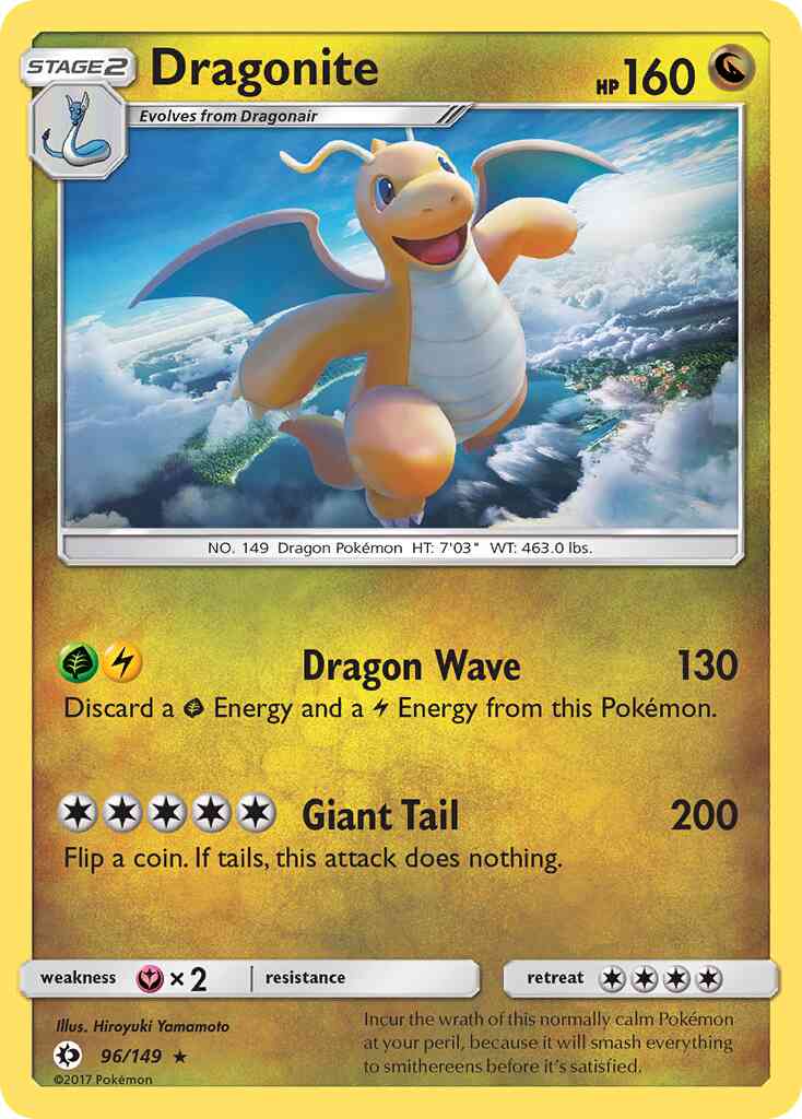 Dragonite - 96/149 - Rare Holo [sm1-96] [Holo]