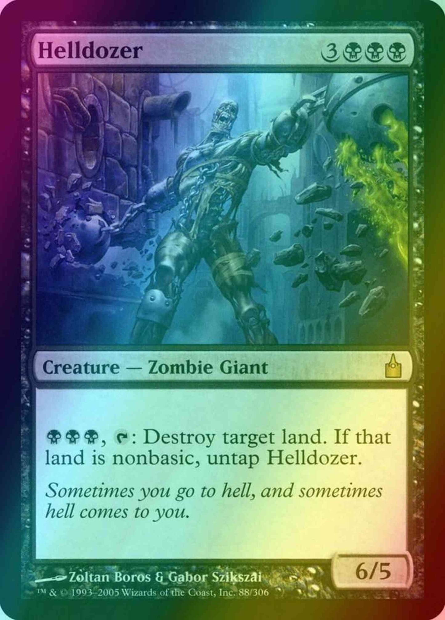 Helldozer [88] [Ravnica City Of Guilds] [Foil]
