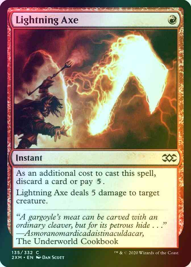 Lightning Axe [135] [Double Masters] [Foil]
