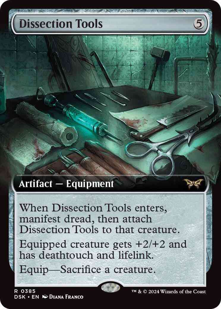 Dissection Tools [385] [Extended Art] [Duskmourn: House of Horror] [Foil]
