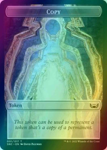 Copy Token (01) // Treasure Token (15) [Streets of New Capenna: Tokens] [Foil]