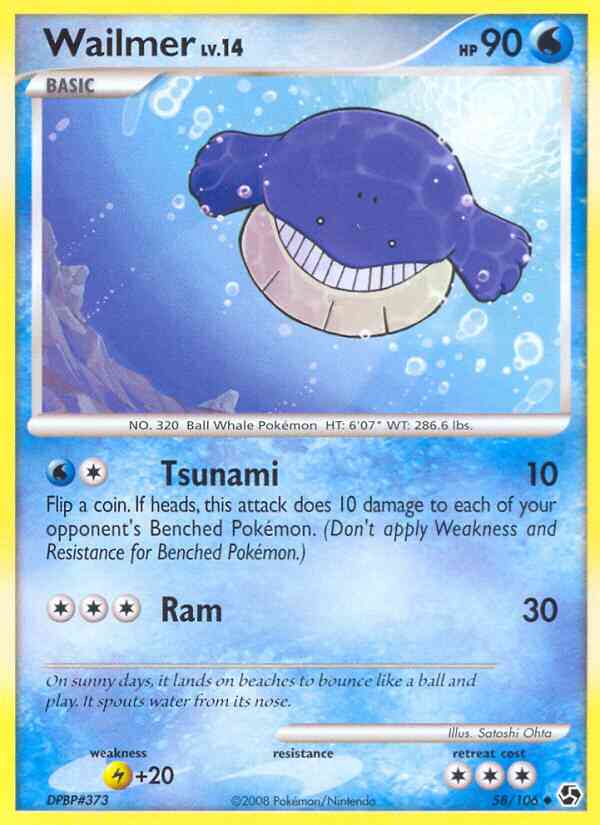 Wailmer - 58/106 - Common [dp4-58] [Non-Holo]