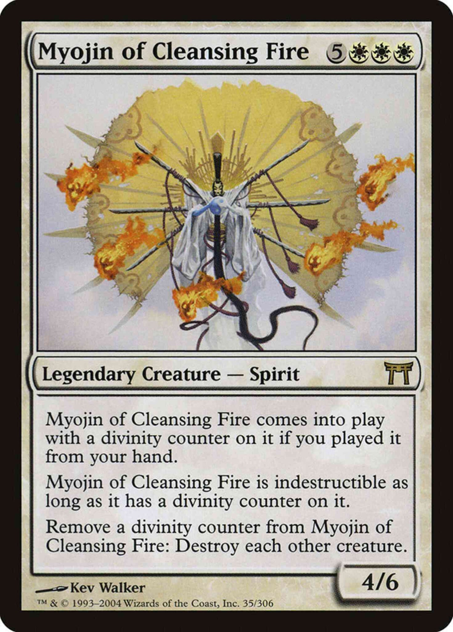 Myojin of Cleansing Fire [35] [Champions of Kamigawa] [Non-Foil]
