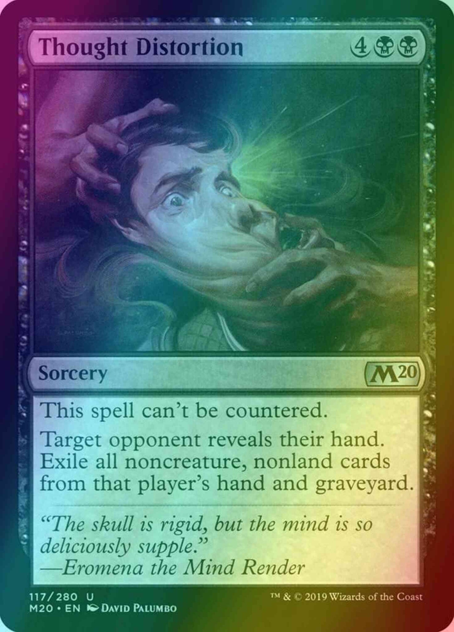 Thought Distortion [117] [Core Set 2020] [Foil]