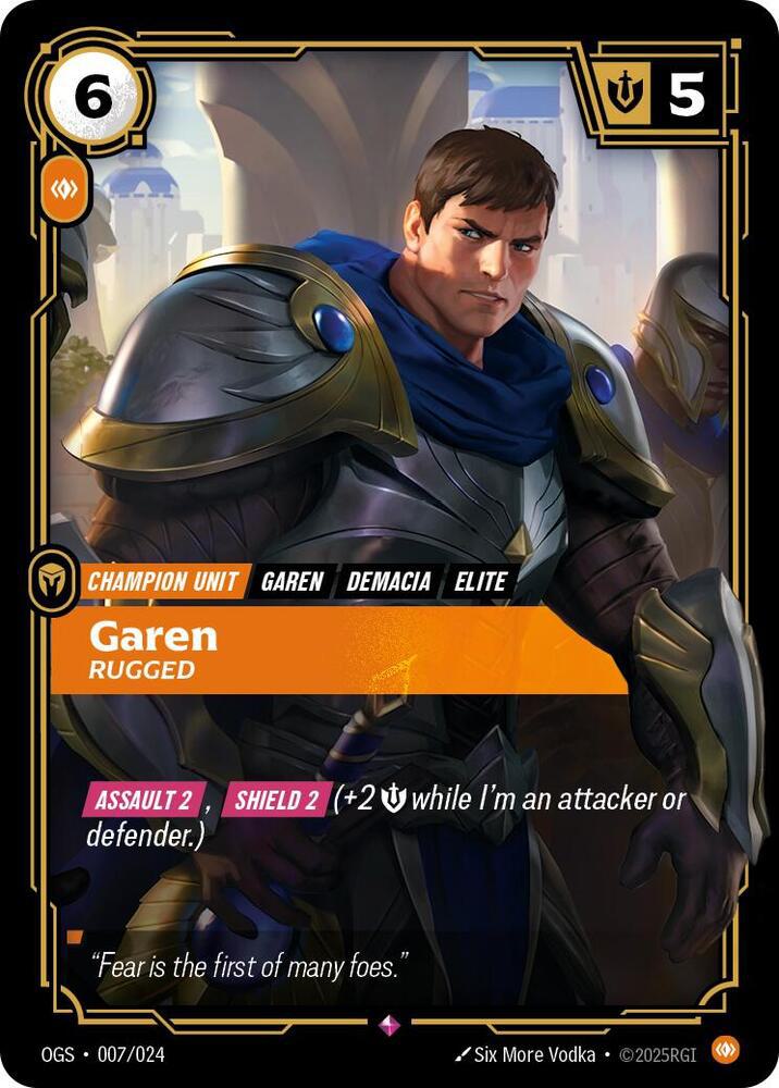 Garen - Rugged - 007/024 [Origins: Proving Grounds] [Non-Foil]