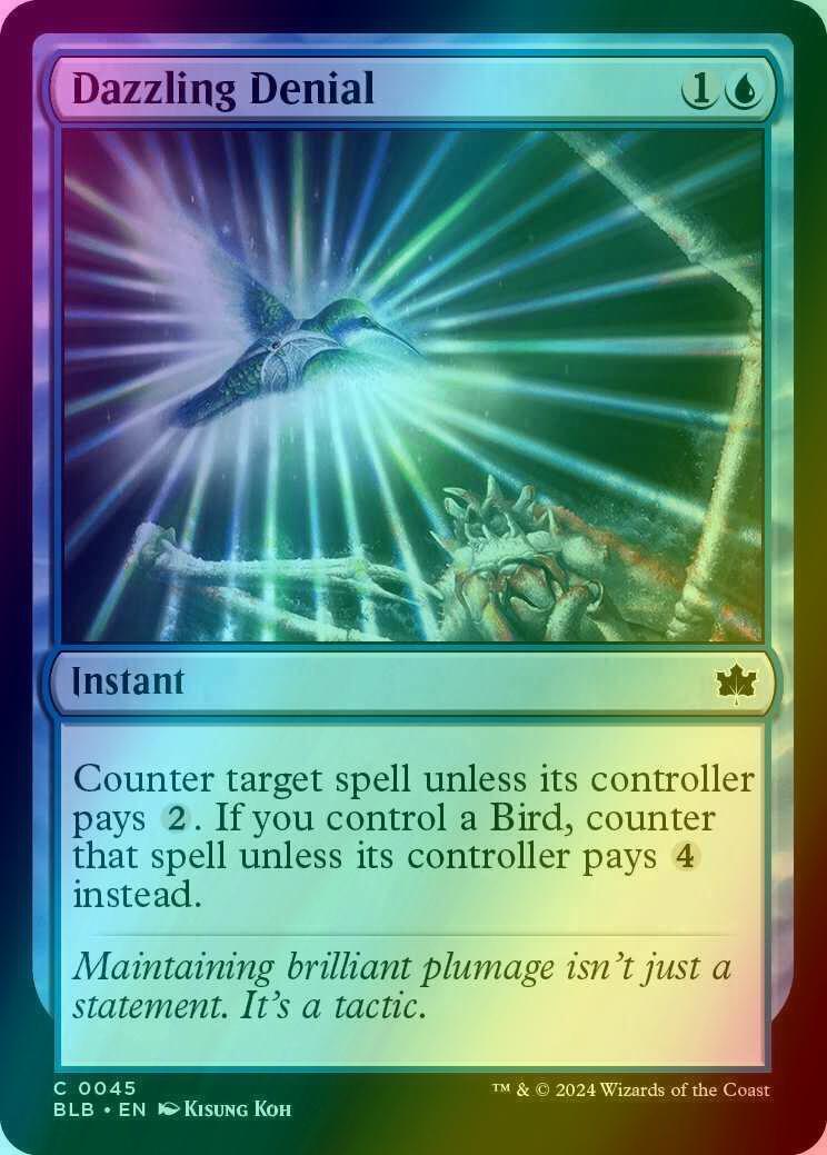 Dazzling Denial [45] [Bloomburrow] [Foil]