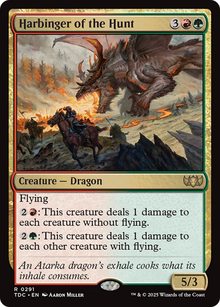 Harbinger of the Hunt [291] [Tarkir: Dragonstorm: Commander] [Non-Foil]