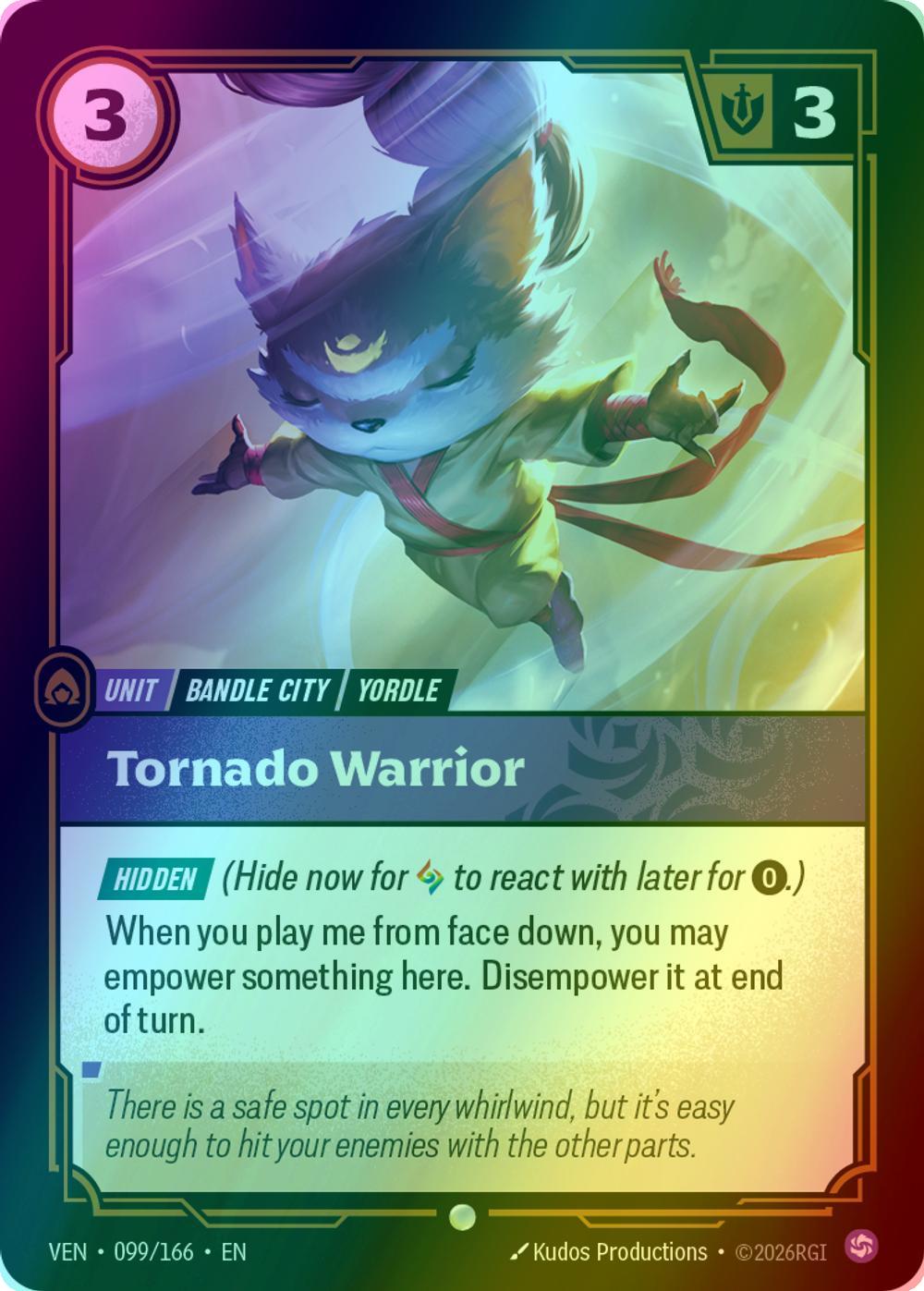 Tornado Warrior - 099/166 [Vendetta] [Foil]