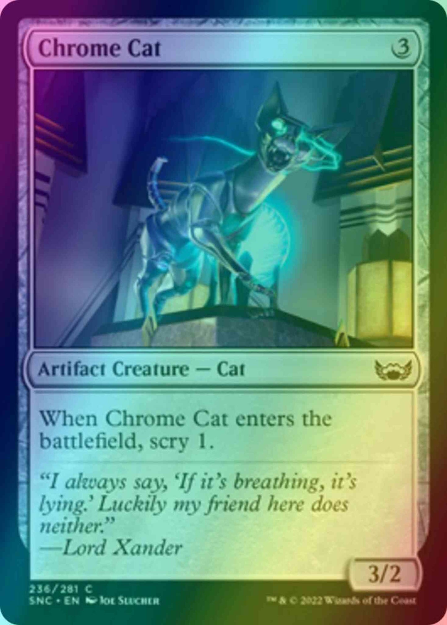 Chrome Cat [236] [Streets of New Capenna] [Foil]