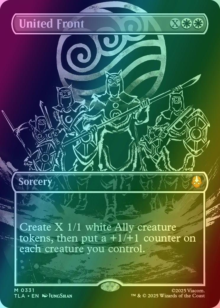 United Front [331] [Borderless] [Battle Pose] [Avatar: The Last Airbender] [Foil]