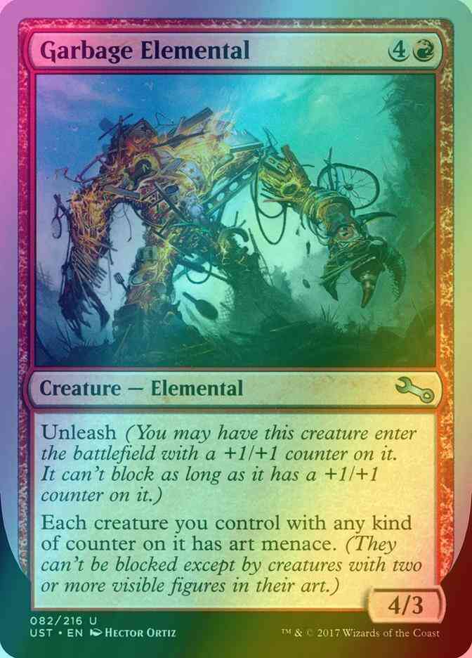 Garbage Elemental [82e] [e] [Unstable] [Foil]