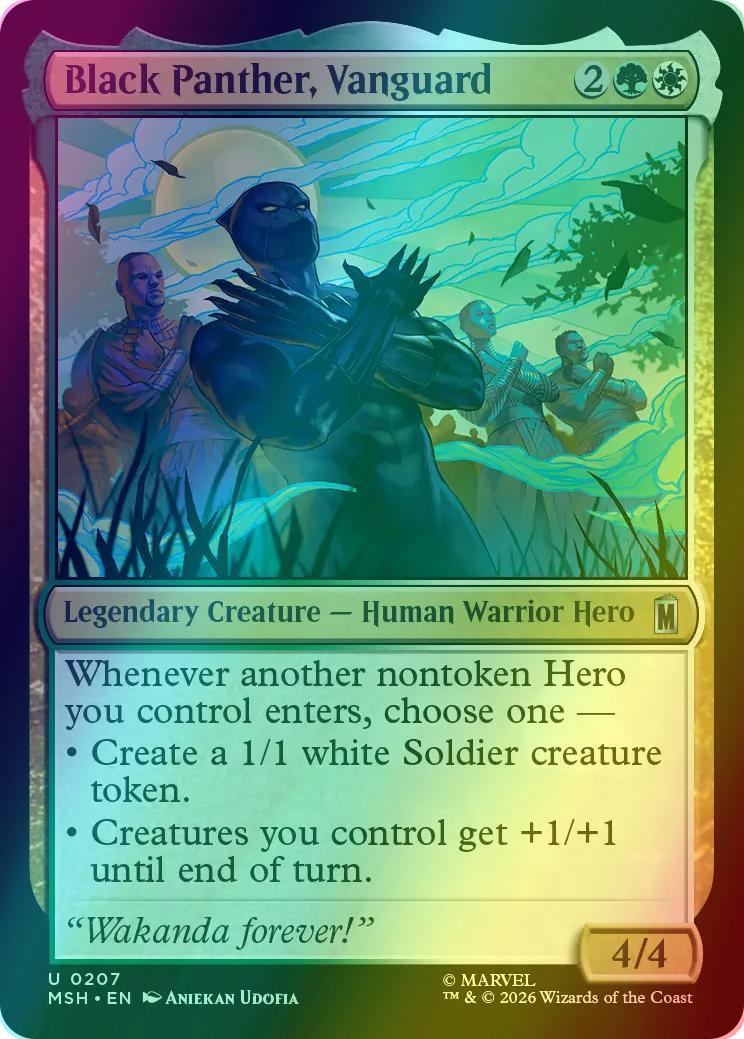 Black Panther, Vanguard [207] [Marvel Super Heroes] [Foil]