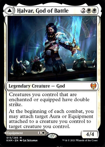 Halvar, God of Battle // Sword of the Realms [15] [Kaldheim] [Non-Foil]