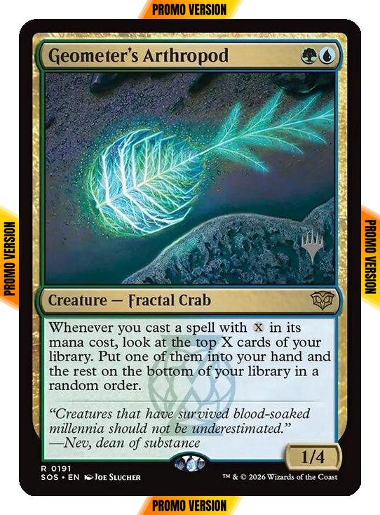 Geometer's Arthropod [191p] [Promo Pack] [Secrets of Strixhaven Promos] [Non-Foil]