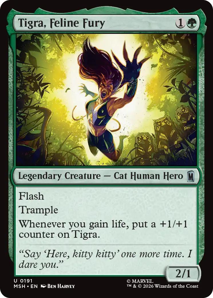 Tigra, Feline Fury [191] [Marvel Super Heroes] [Non-Foil]