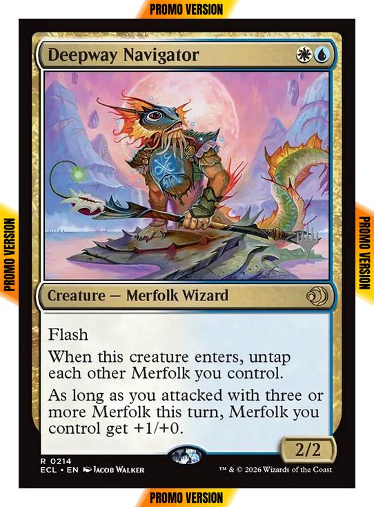 Deepway Navigator [214p] [Promo Pack] [Lorwyn Eclipsed: Promos] [Non-Foil]
