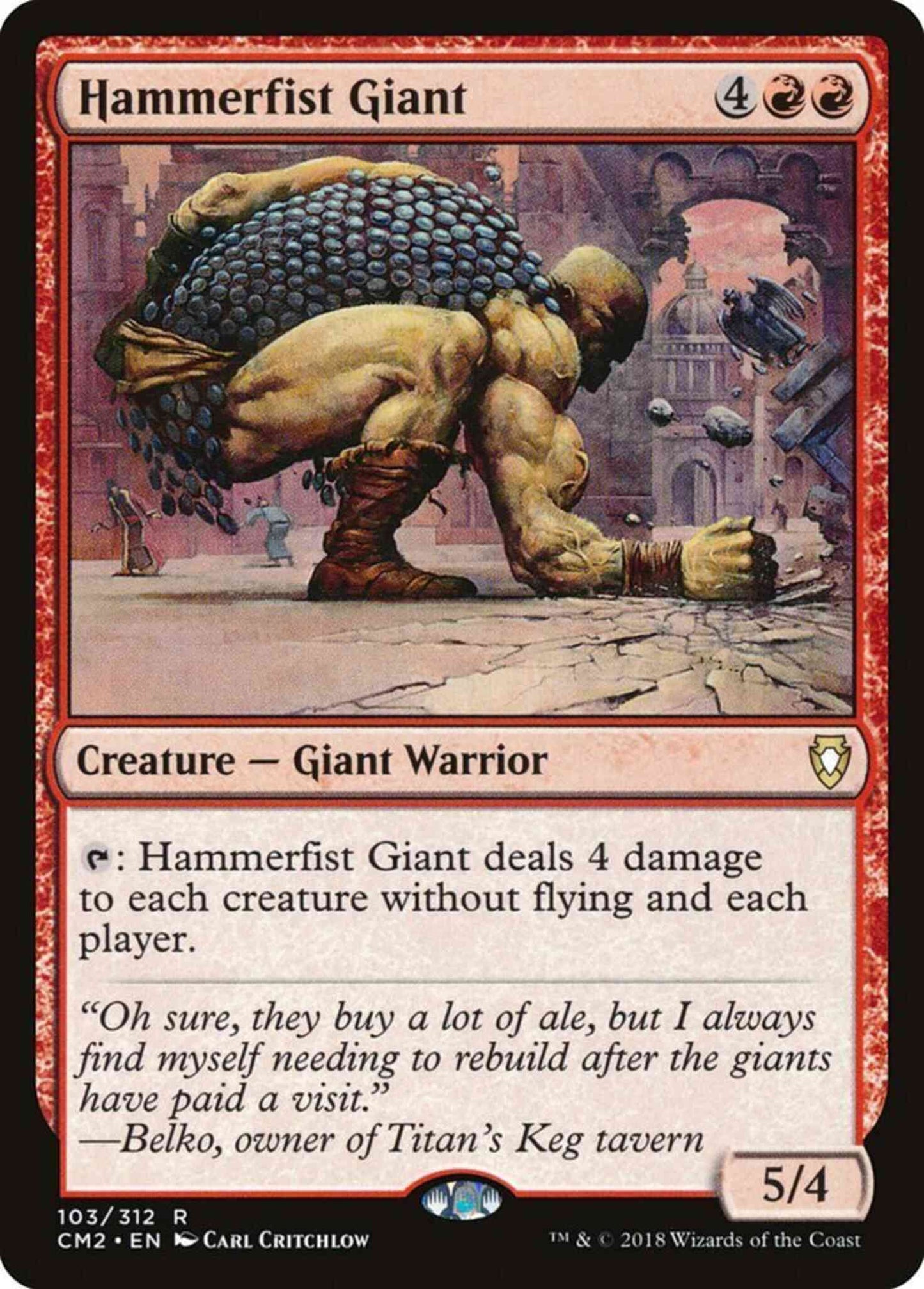 Hammerfist Giant [103] [Commander Anthology Volume II] [Non-Foil]