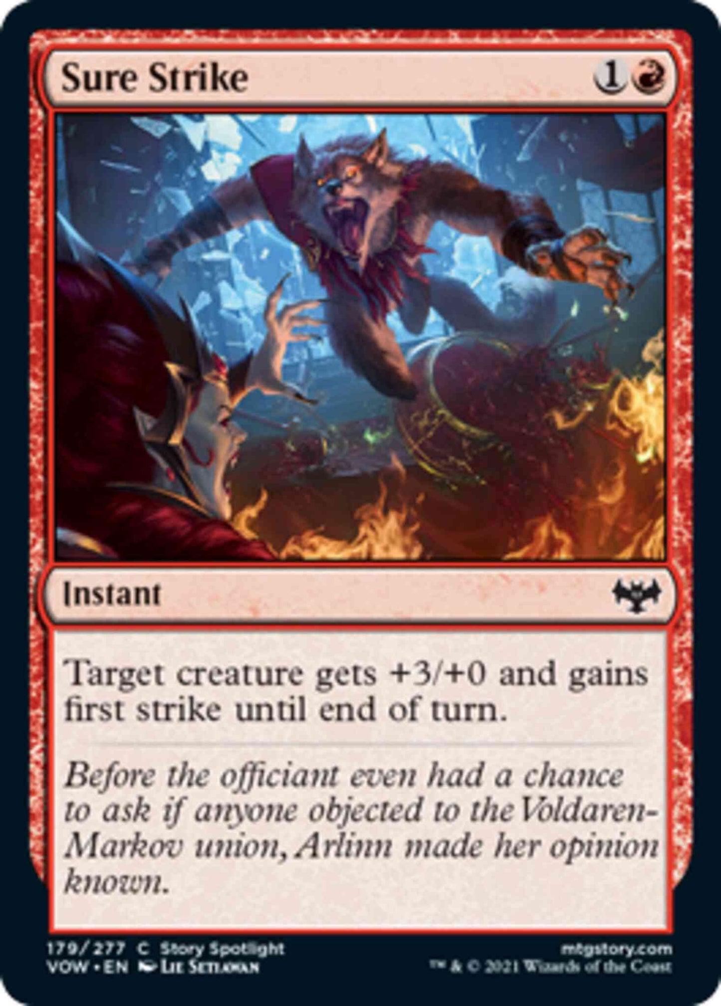 Sure Strike [179] [Innistrad: Crimson Vow] [Non-Foil]