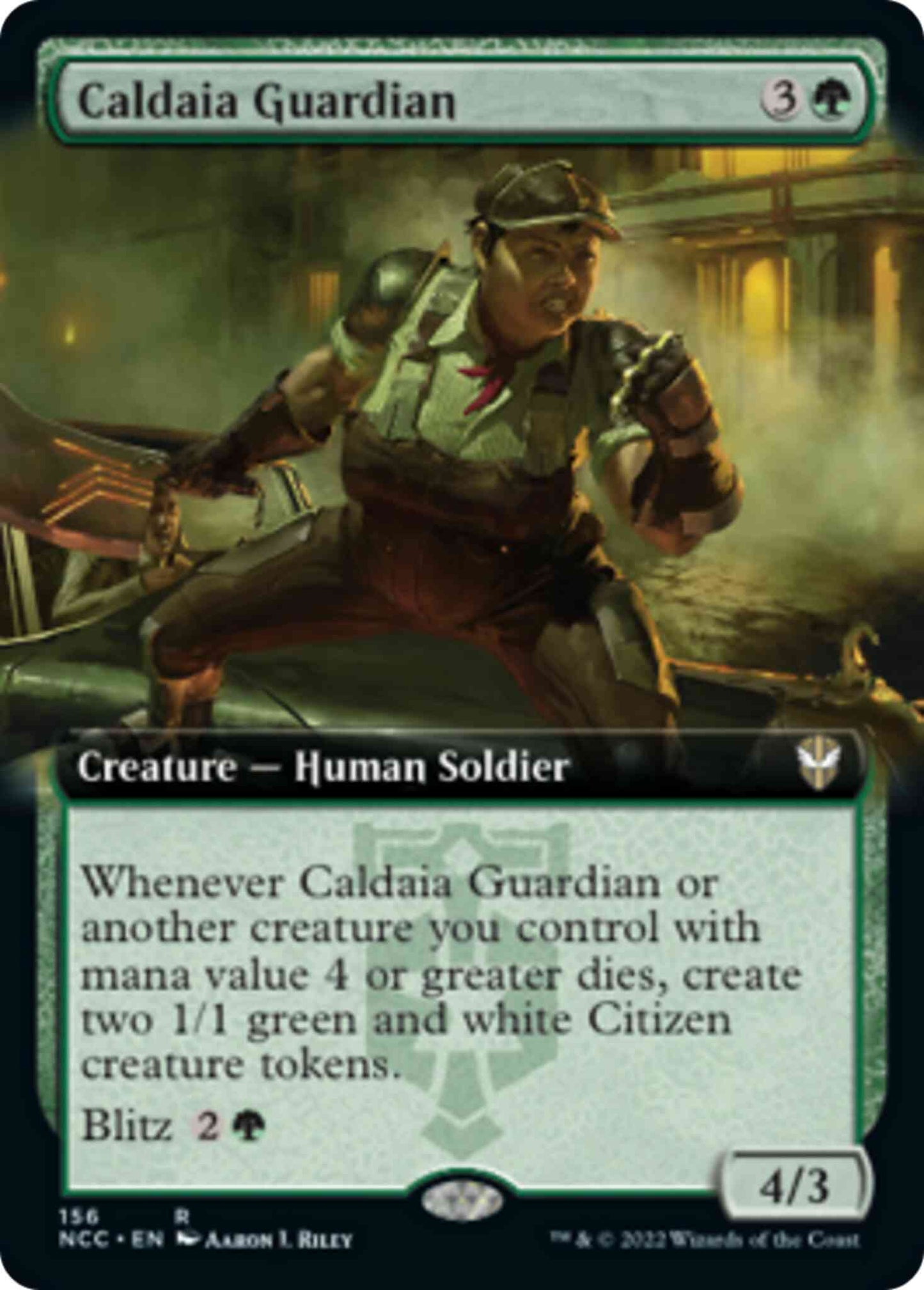 Caldaia Guardian [156] [Extended Art] [Streets of New Capenna: Commander] [Non-Foil]