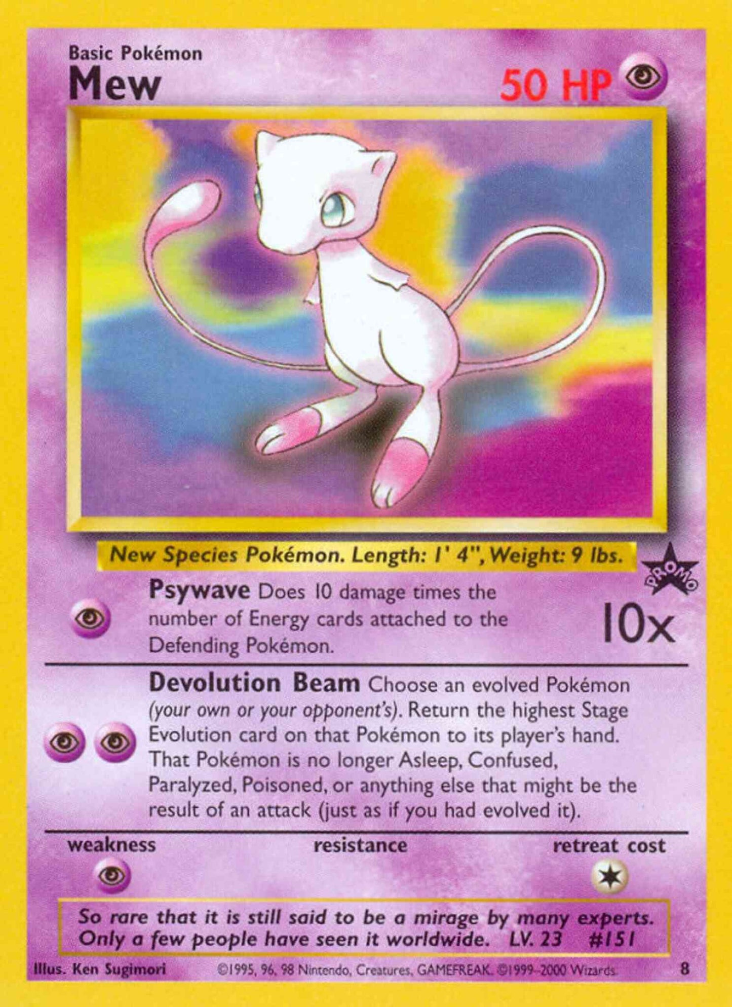 Mew - 8/53 - Promo [basep-8] [Non-Holo]