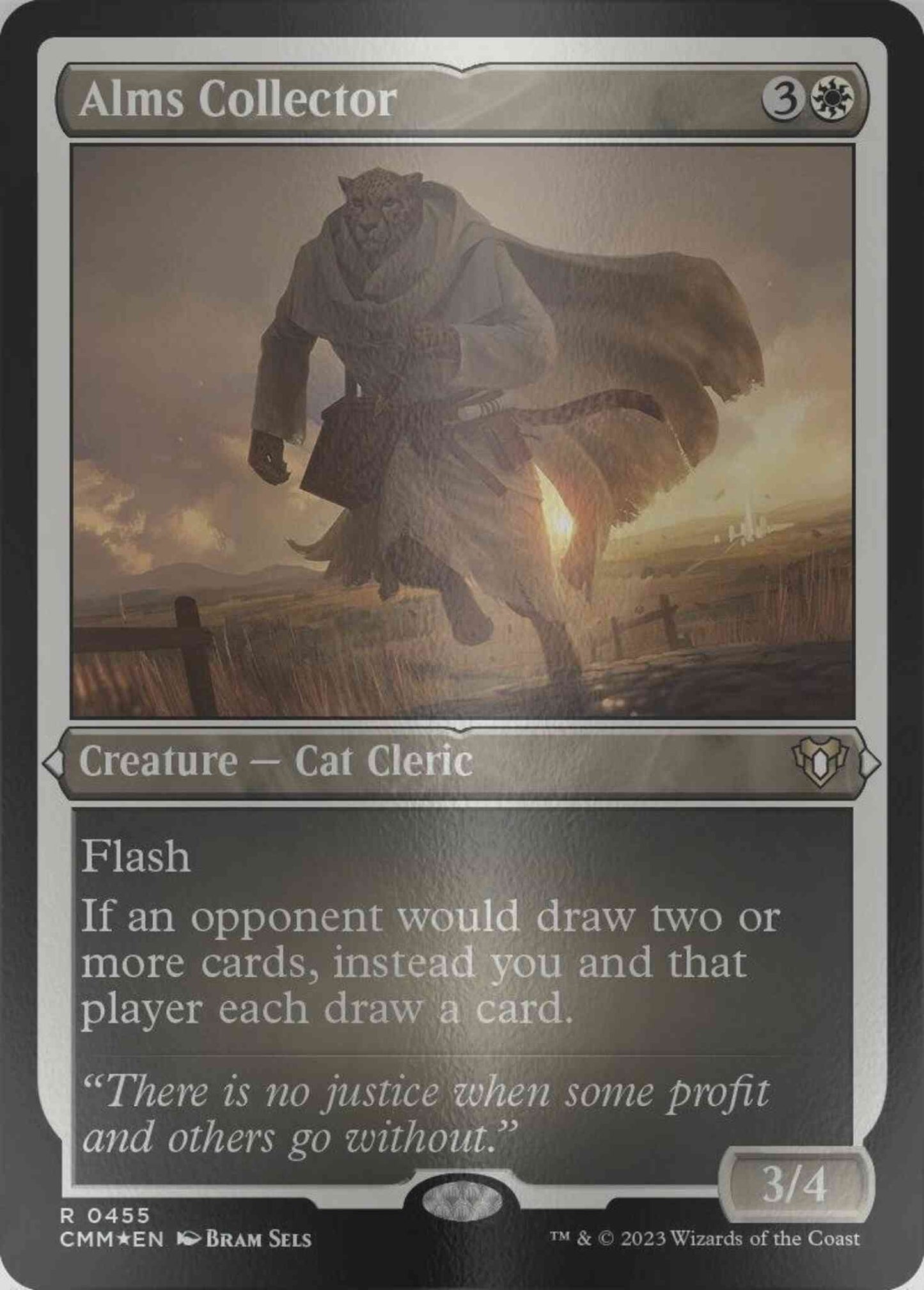 Alms Collector [455] [Commander Masters] [Etched Foil]