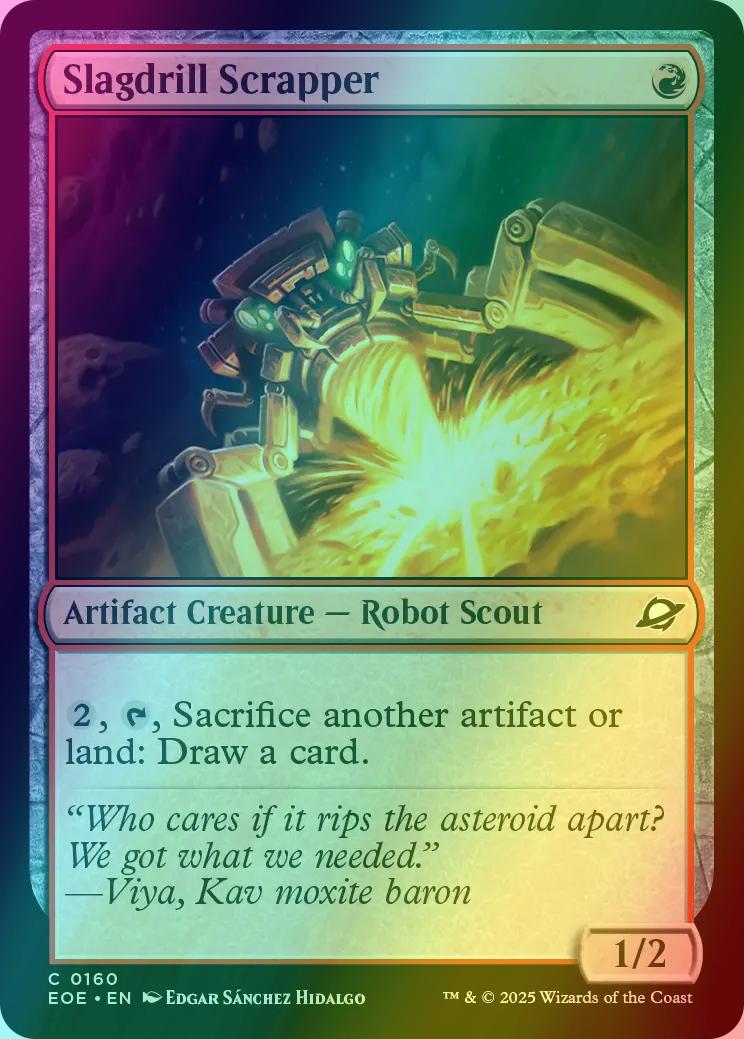 Slagdrill Scrapper [160] [Edge of Eternities] [Foil]