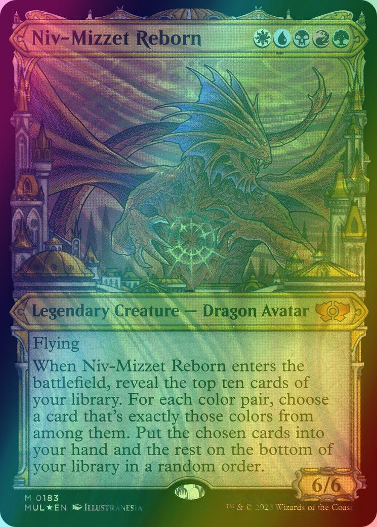 Niv-Mizzet Reborn [183] [Planar Showcase] [Multiverse Legends] [Halo Foil]