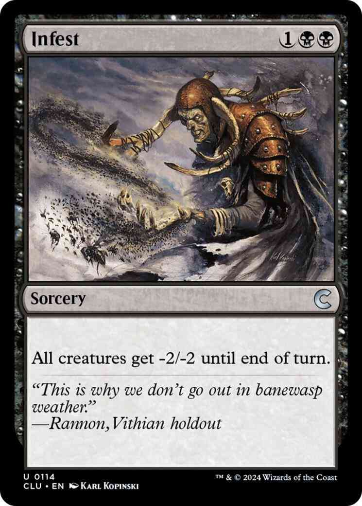 Infest [114] [Ravnica: Clue Edition] [Non-Foil]