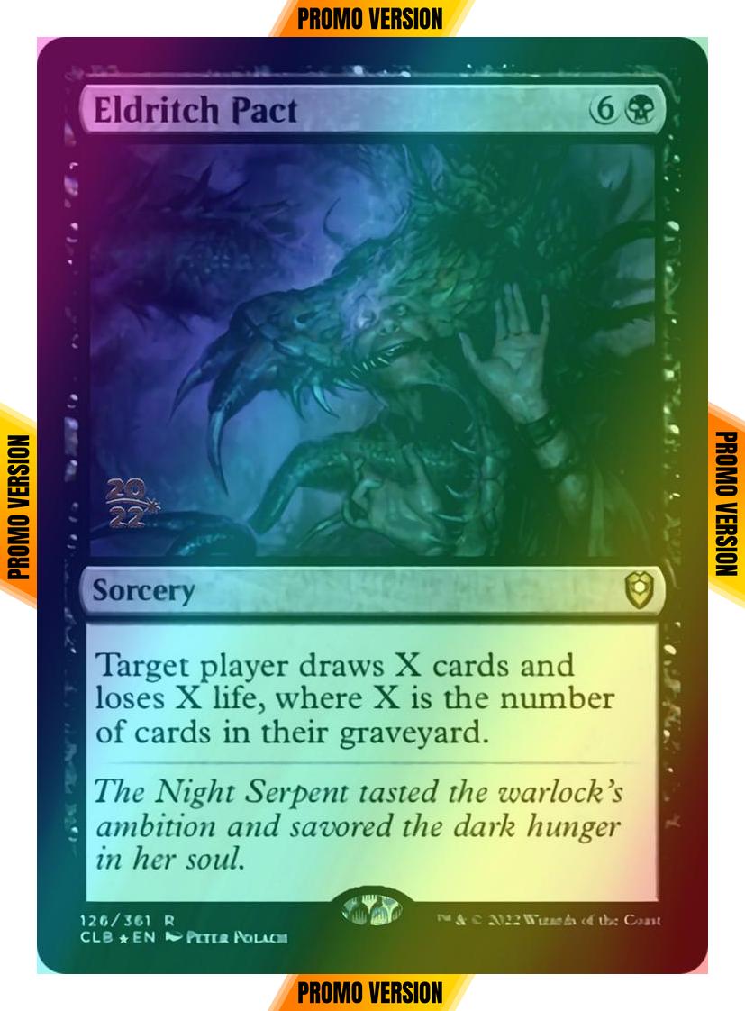 Eldritch Pact [126s] [Prerelease] [Commander Legends: Battle for Baldur's Gate: Promos] [Foil]