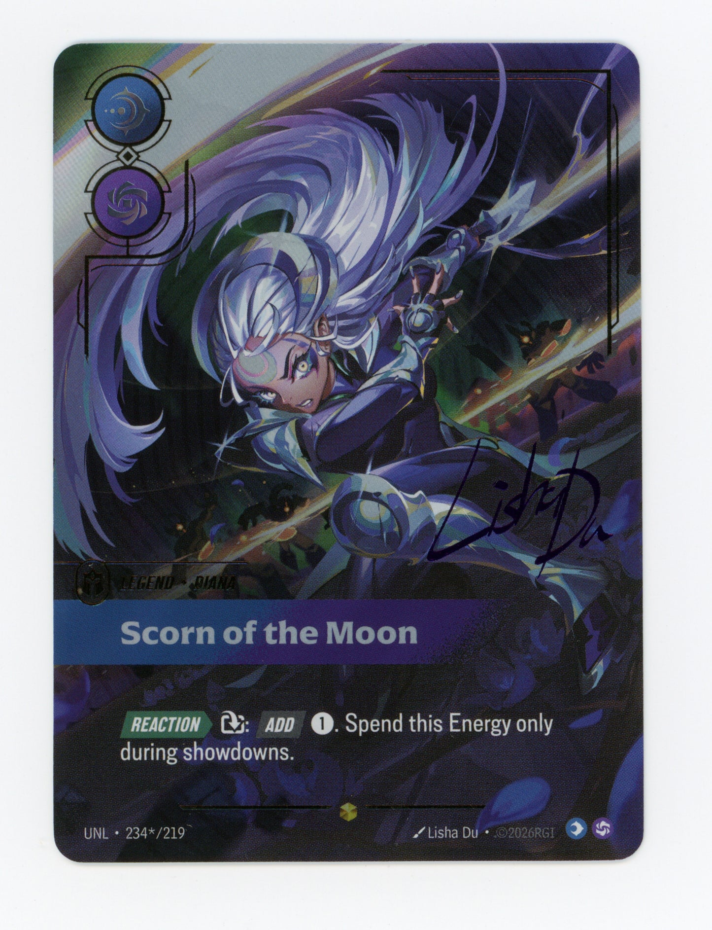 Scorn of the Moon (Diana) — Signature|Foil — ID 19228