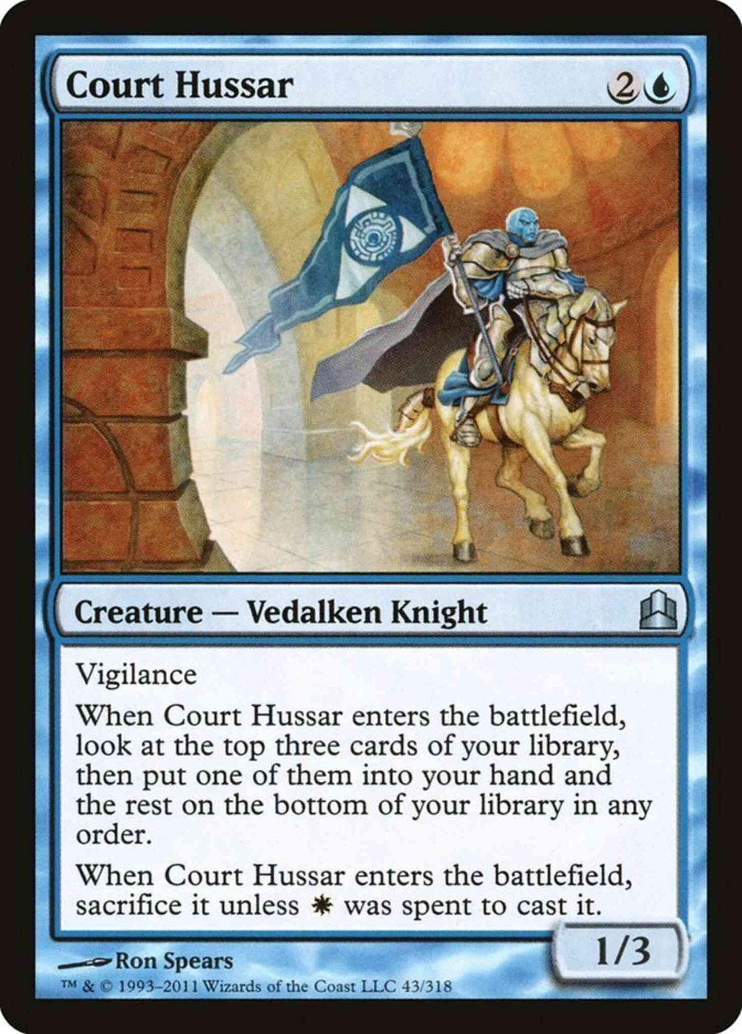 Court Hussar [43] [Commander 2011] [Non-Foil]