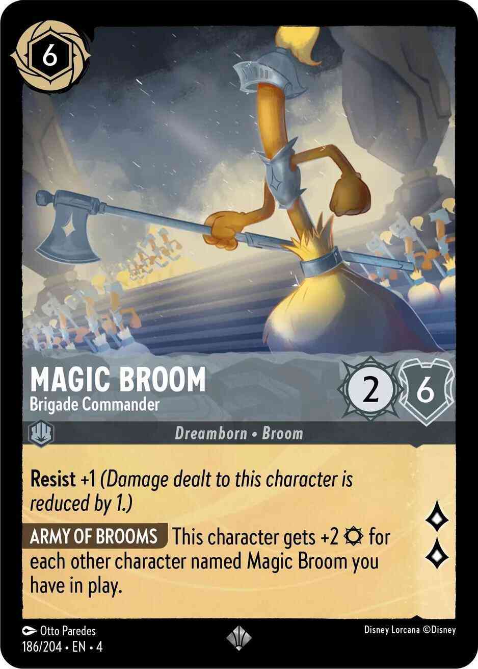 Magic Broom - Brigade Commander - 186/204 [Ursula's Return] [Non-Foil]