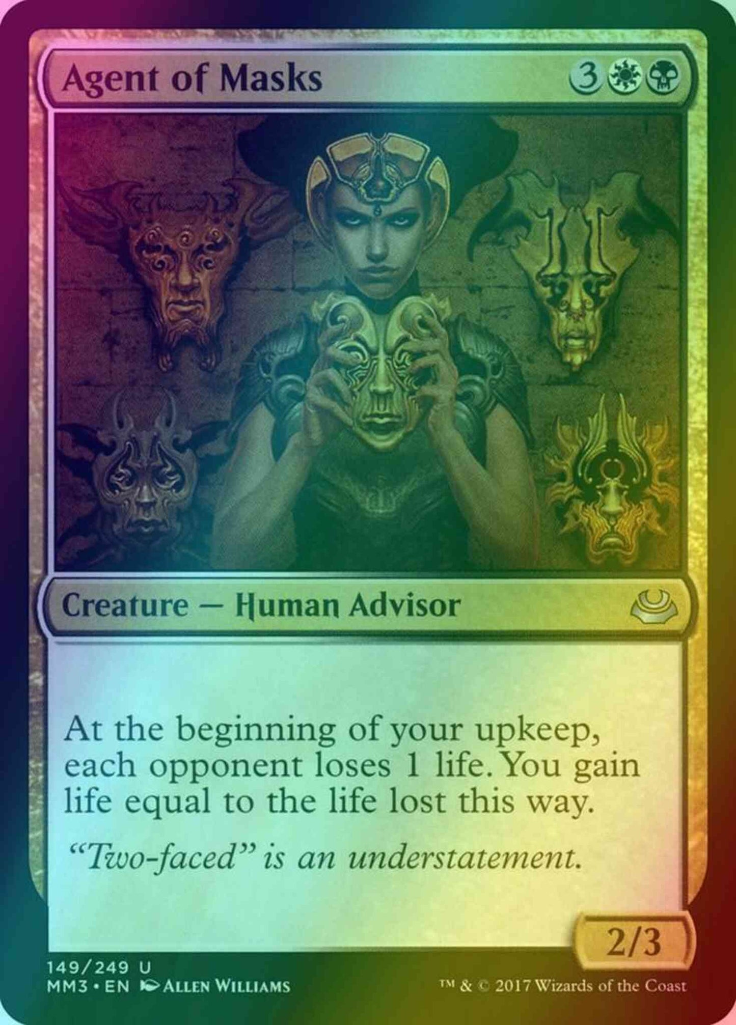 Agent of Masks [149] [Modern Masters 2017] [Foil]