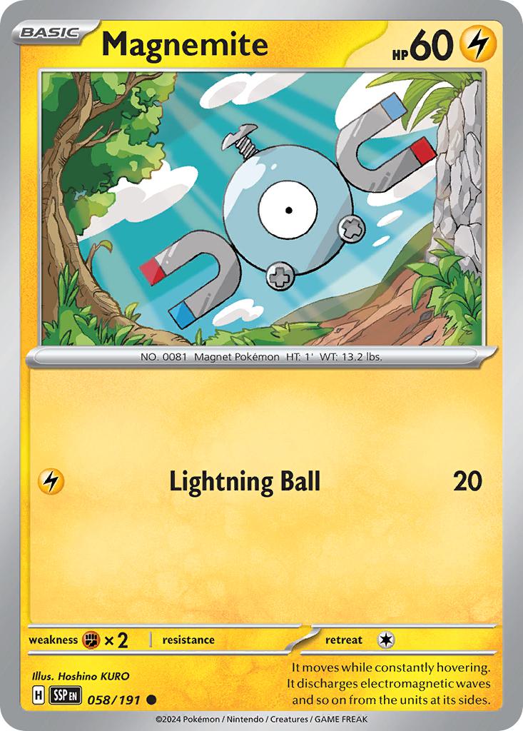 Magnemite - 058/191 - Common [sv08-058] [Non-Holo]