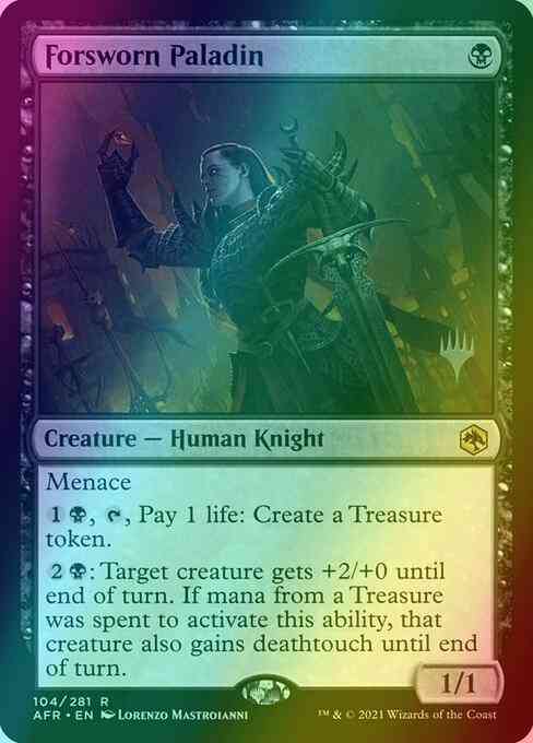Forsworn Paladin [Promo Pack] [104p] [Adventures in the Forgotten Realms Promos] [Foil]