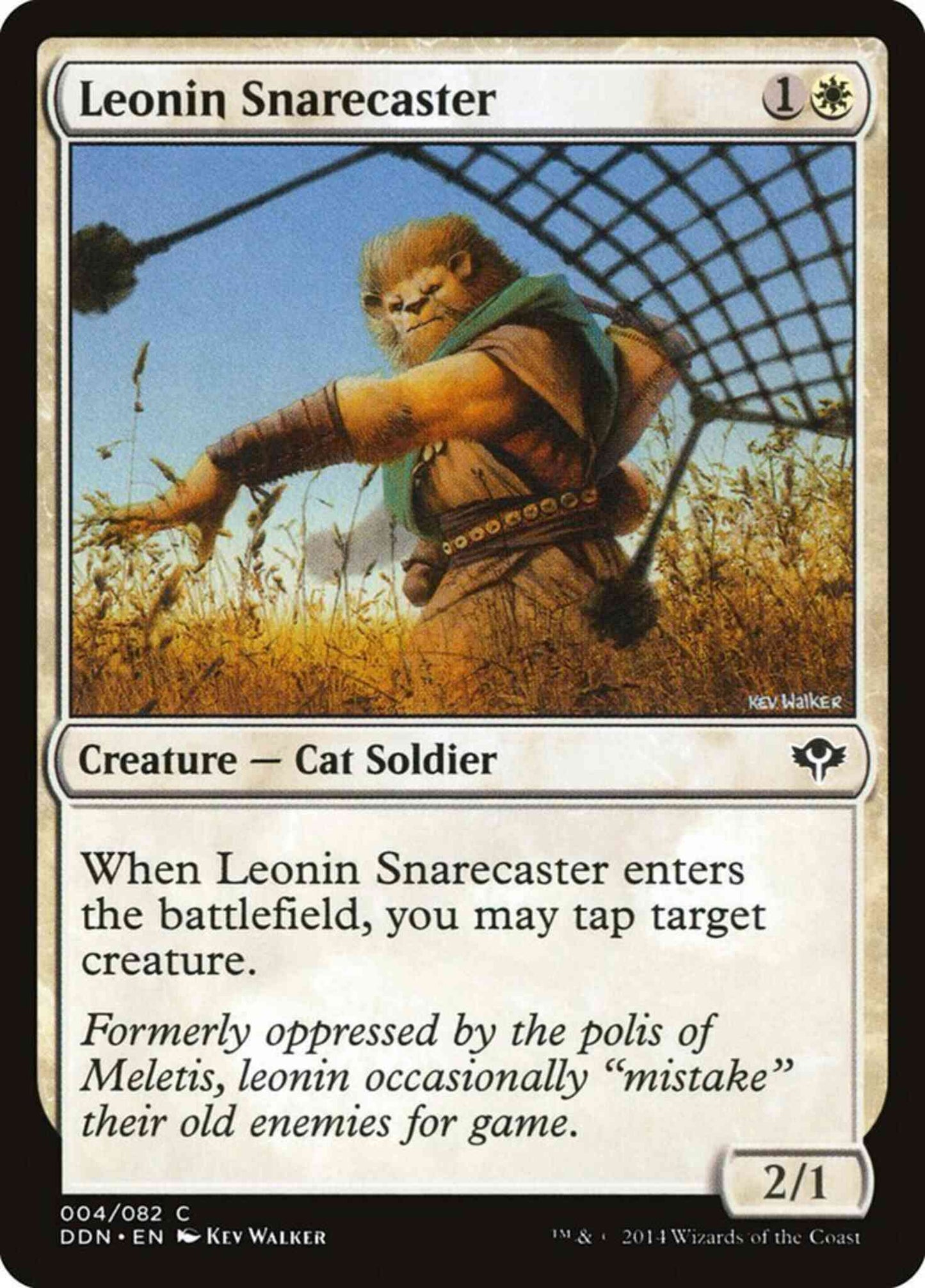 Leonin Snarecaster [4] [Duel Decks Speed vs Cunning] [Non-Foil]