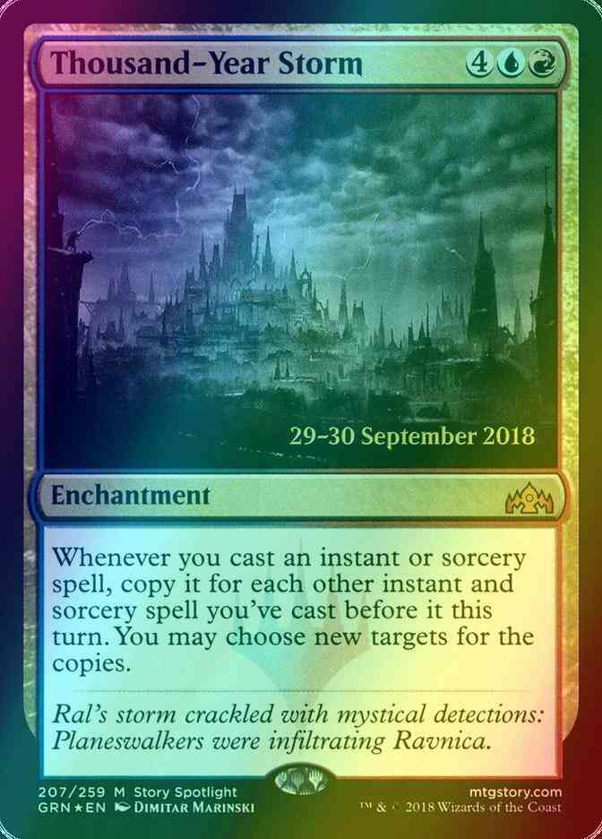 Thousand-Year Storm [207s] [Guilds of Ravnica Promos] [Foil]