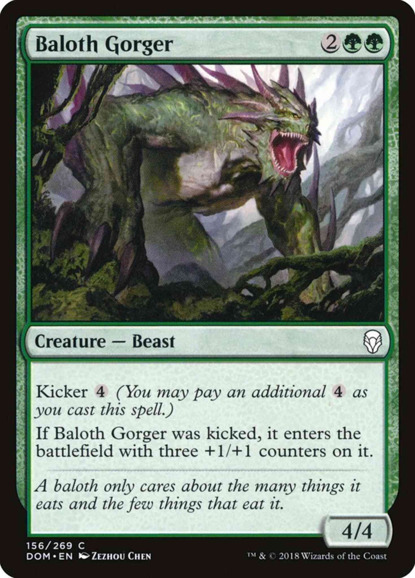 Baloth Gorger [156] [Dominaria] [Non-Foil]