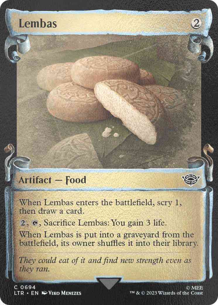 Lembas [694] [Scrolls Showcase] [The Lord of the Rings: Tales of Middle-earth] [Silver Foil]