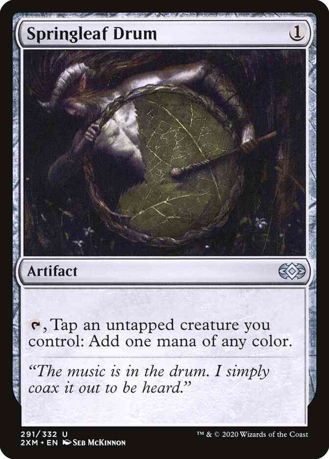 Springleaf Drum [291] [Double Masters] [Non-Foil]